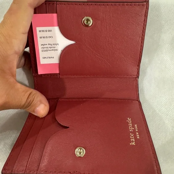 Kate Spade Nicola Bicolor Bifold Flap Wallet – NWT - Picture 4 of 6